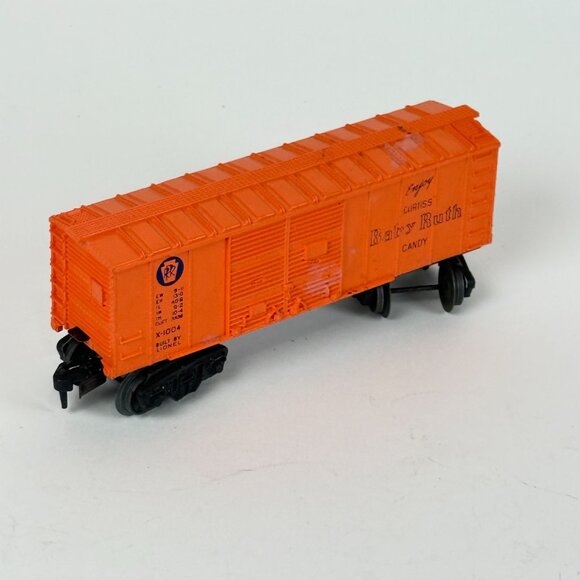 Lionel X-1004 Baby Ruth Candy Boxcar Vintage Model Train Orange PRR Collectible - Picture 6 of 8